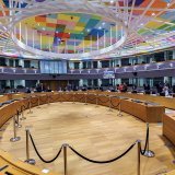 La performance de la zone euro reste pénalisée par la conjoncture morose en Allemagne, première économie européenne. (EPA/OLIVIER MATTHYS)